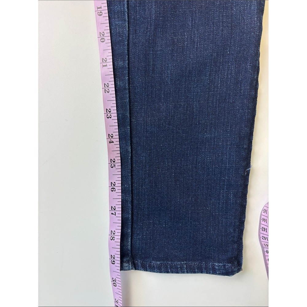 J Brand The Deal Skinny‎ Leg Jeans Blue Womens 27 Ankle Zip Dark Wash Consign - Picture 10 of 10
